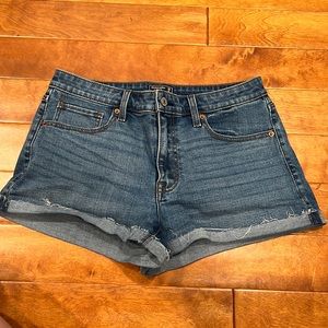 Abercrombie & Fitch Low Rise Jean Shorts
